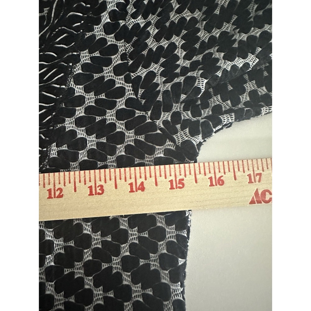 Saturday Sunday Anthropologie Sz XS Black Multi Print Textured Dress Geometric‎ - Picture 7 of 10